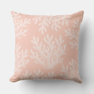 Sea Coral Silhouette | Jazz Age Coral Buitenkussen