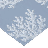 Sea Coral Silhouette | Silver Blue Medium Tafelloper (Hoek)