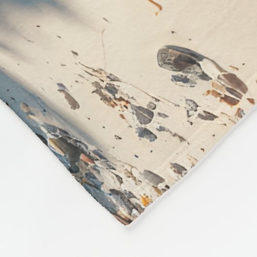 Sea  Crabs on Tropical Beach – Serene Ocea Fleece Deken (Hoek)