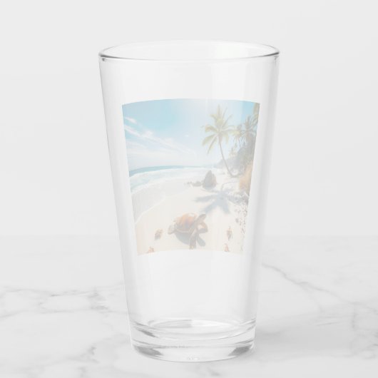 Sea  Crabs on Tropical Beach – Serene Ocea Glas (Achterkant)