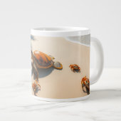 Sea  Crabs on Tropical Beach – Serene Ocea Grote Koffiekop (Voorkant rechts)