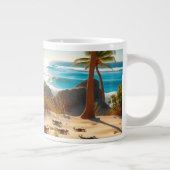 Sea  Crabs on Tropical Beach – Serene Ocea Grote Koffiekop (Rechts)