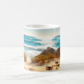 Sea  Crabs on Tropical Beach – Serene Ocea Koffiemok (Center)