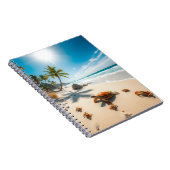 Sea  Crabs on Tropical Beach – Serene Ocea Notitieboek (Rechterzijde)