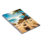 Sea  Crabs on Tropical Beach – Serene Ocea Notitieboek (Rechterzijde)