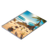 Sea  Crabs on Tropical Beach – Serene Ocea Notitieboek (Linkerzijde)