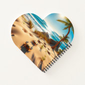 Sea  Crabs on Tropical Beach – Serene Ocea Notitieboek (Achterkant)