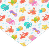 Sea Creatures Table Runner Korte Tafelloper (Hoek)