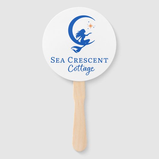 Sea Crescent Cottage Fan pack of 10 Handwaaier (Achterkant)