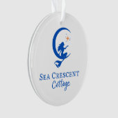 Sea Crescent Cottage Kerst Ornament (voorkant)
