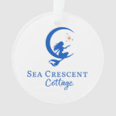 Sea Crescent Cottage Kerst Ornament (voorkant)