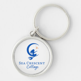 Sea Crescent cottage keychain, bag charm Sleutelhanger