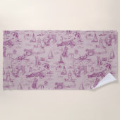 Sea Dog Toile Bouvier Des Flandres Beach Sand Strandlaken (Voorkant)