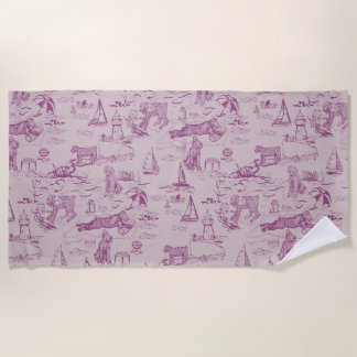 Sea Dog Toile Bouvier Des Flandres Beach Sand Strandlaken