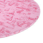 Sea Dog Toile Pink  Snijplank (Hoek)