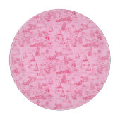 Sea Dog Toile Pink  Snijplank (Voorkant)