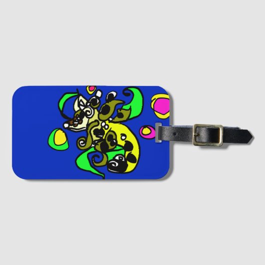 Sea dragon art  bagagelabel (Voorkant (horizontaal))