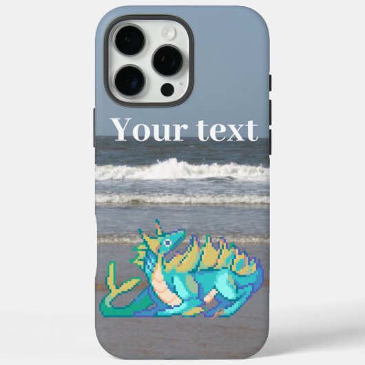Sea dragon, on Beach. ZuujeArt by GH Case-Mate iPhone Case (Achterkant)