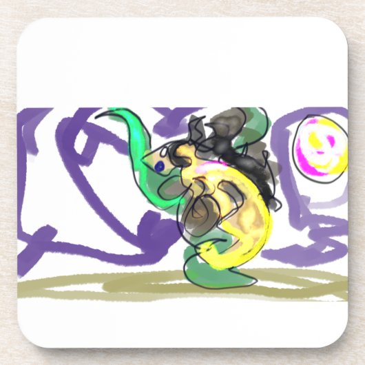 Sea dragon Summer Bier Onderzetter (Voorkant)