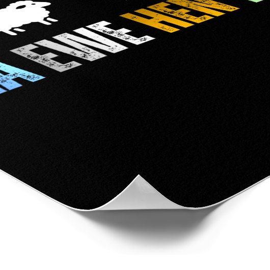 Sea Ewe Hen Tea Funny Joke  Poster (Hoek)