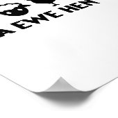 Sea Ewe Hen Tea Funny Joke Saying Quote Men Women  Poster (Hoek)