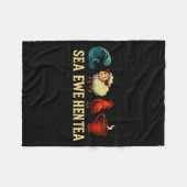 Sea Ewe Hen Tea Funny Shirt Sea Ewe Hen Tea  Fleece Deken (Voorkant (Horizontaal))