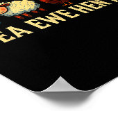 Sea Ewe Hen Tea Funny Shirt Sea Ewe Hen Tea  Poster (Hoek)