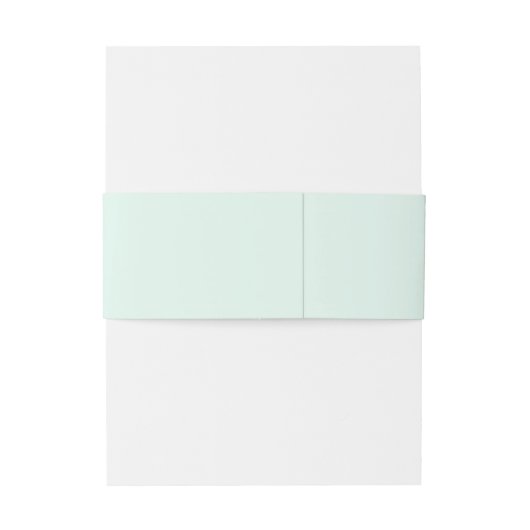 Sea Foam Beach Wedding ID837 Uitnodigingen Wikkel (Achterkant Voorbeeld)