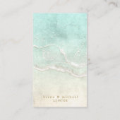 Sea Foam Beach Wedding Wishing Well V2 ID837 Informatiekaartje (Achterkant)