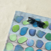 Sea Glass and Driftwood Strandlaken (In situ)