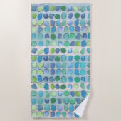 Sea Glass and Driftwood Strandlaken (Voorkant)