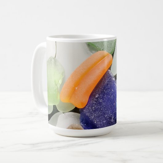 Sea Glass Coffee Mug Koffiemok (Voorkant links)
