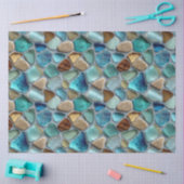 Sea Glass Pattern Decoupage Tissuepapier (Craft)