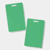 Sea Green #EEAD65, Aqua Forest Badge (Voor- en achterkant)