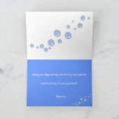 Sea Horse Birthday Card Kaart (Binnen)