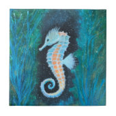 Sea Horse ceramic tile Tegeltje (Voorkant)