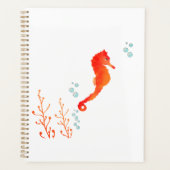 "Sea Horse Dreams" Dagelijkse Planner 2024 - Schat (Voorkant)