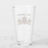 SEA HORSE Drinkware Glas (Achterkant)
