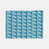 Sea Horse Fleece Deken (Voorkant (Horizontaal))