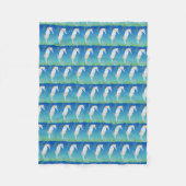 Sea Horse Fleece Deken (Voorkant)
