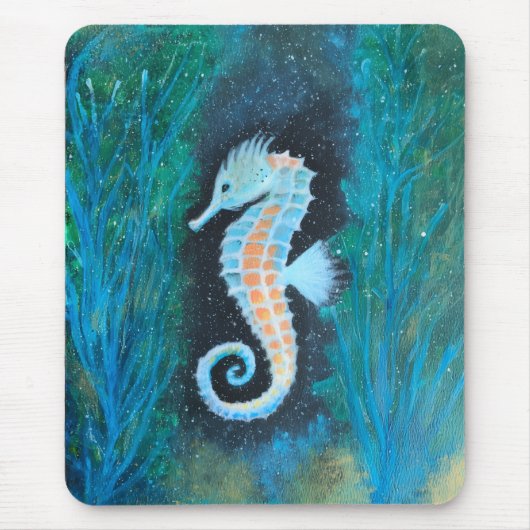 Sea horse mousepad muismat (Voorkant)
