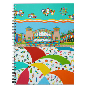 Sea Isle Band Shell Spiral Notebook Notitieboek
