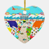 Sea Isle Promenade Heart Ornament (Voorkant)