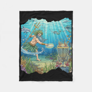 Sea King Disc Golf Shirt - Trident Disc Golfer Oce Fleece Deken