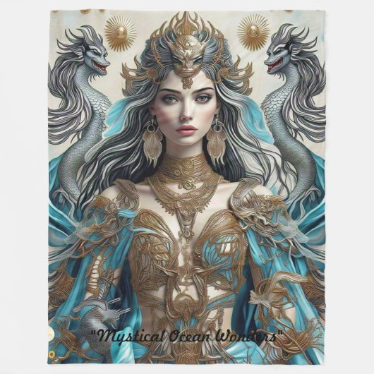 "Sea Legend Stories" Fleece Deken (Voorkant)