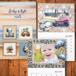 Sea Life 6-maands kinderfotokalender Kalender