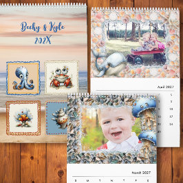 Sea Life 6-maands kinderfotokalender Kalender
