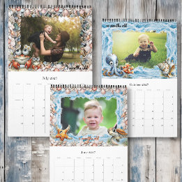 Sea Life Baby's Eerste Jaar Foto Maatwerk Agenda Kalender