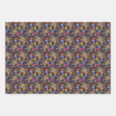 Sea Life Grunge Pattern Inpakpapier Vel (Voorkant 2)