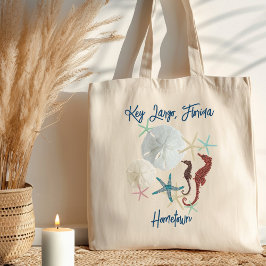 Sea Life Sand Dollars Florida Hometown Tote Bag
